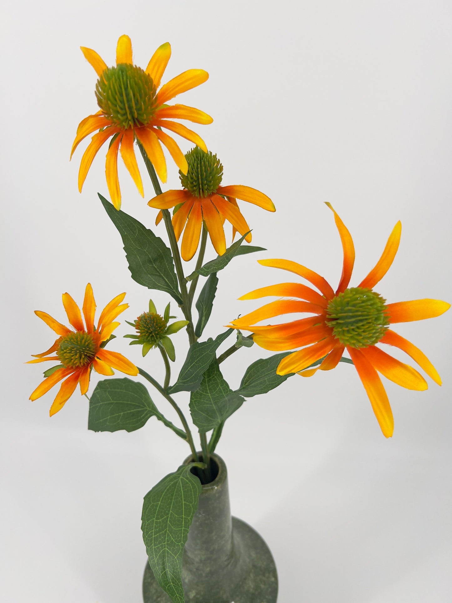 Rudbeckia/Zonnehoed spray geel en roze, 73cm