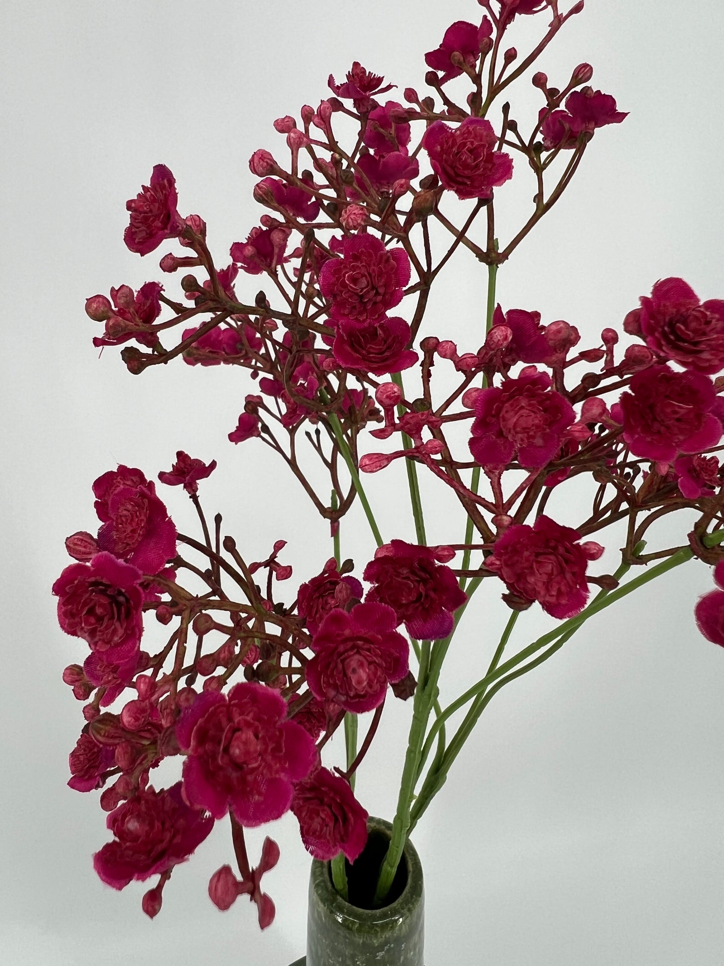 Gypsolhila kunsttak groen/creme of cerise, 70cm