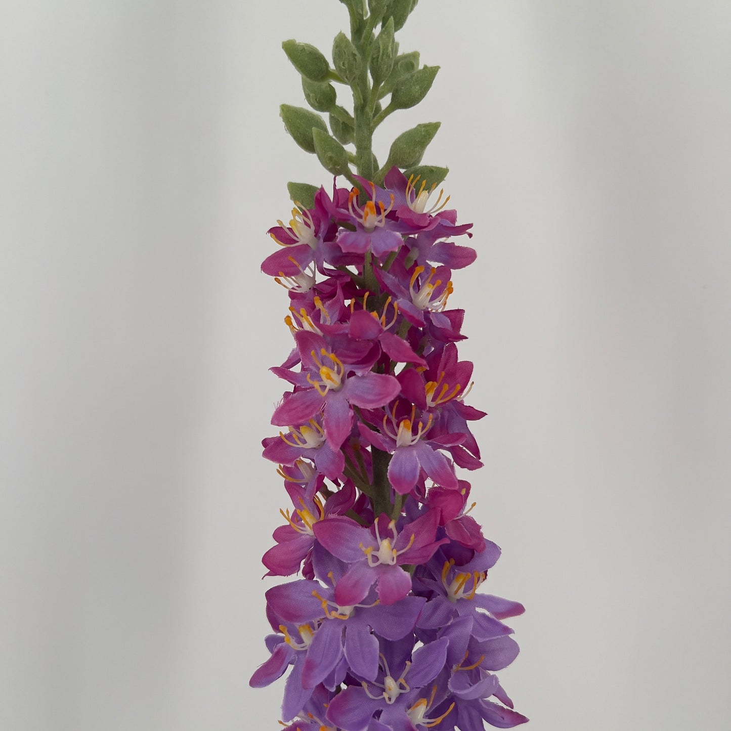 Lupinus kunsttak in blauw/paars en paars/lavendel, 109cm