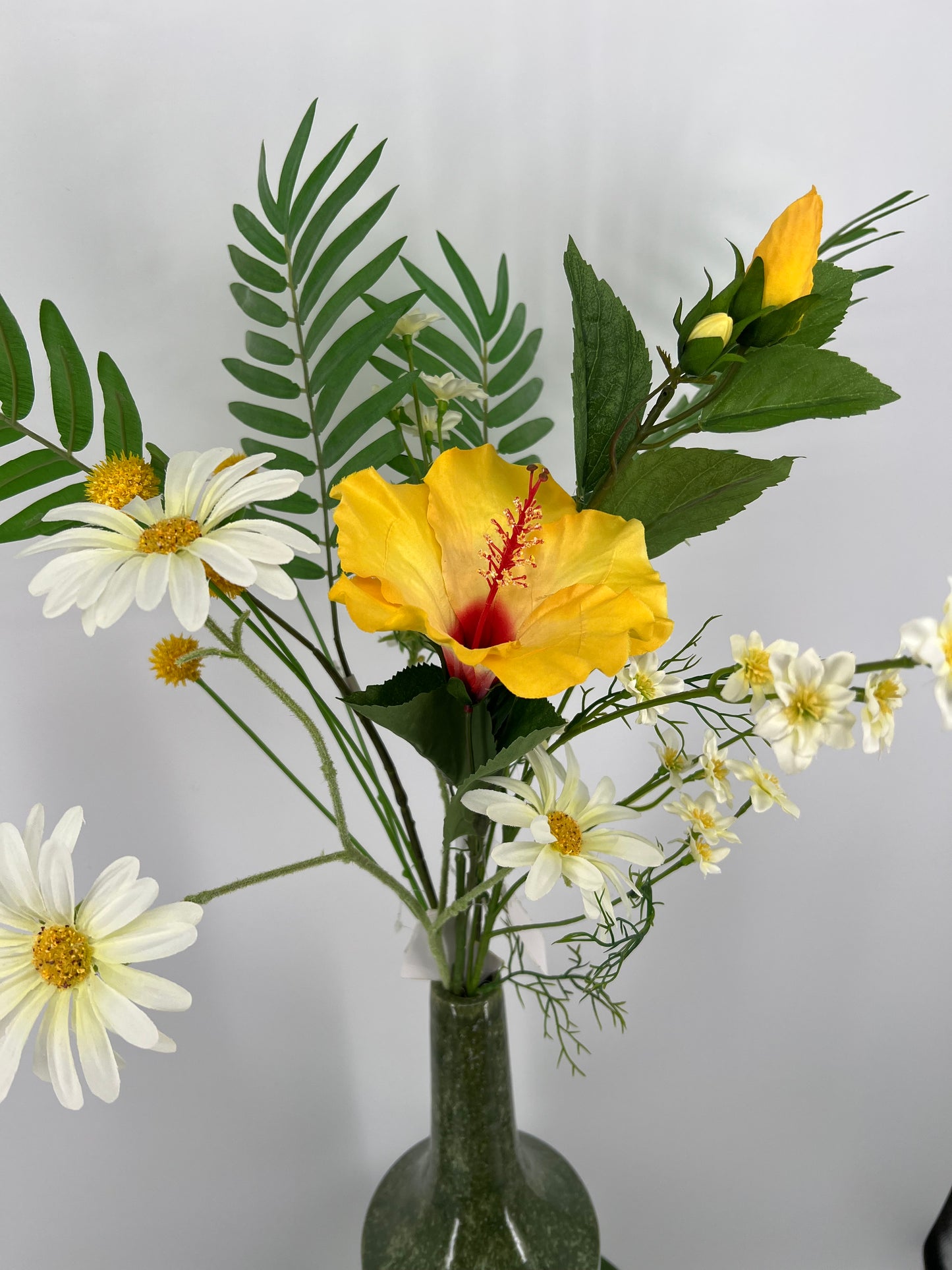 Hibiscus geel, 70cm