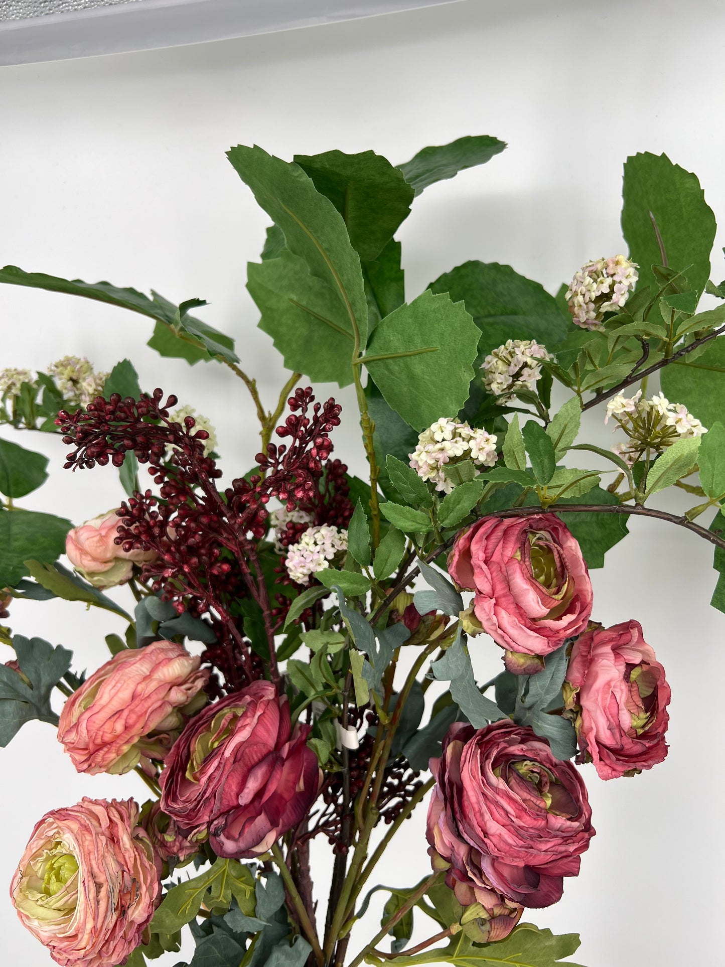 Calliparca kunsttak bordeauxrood, 67cm