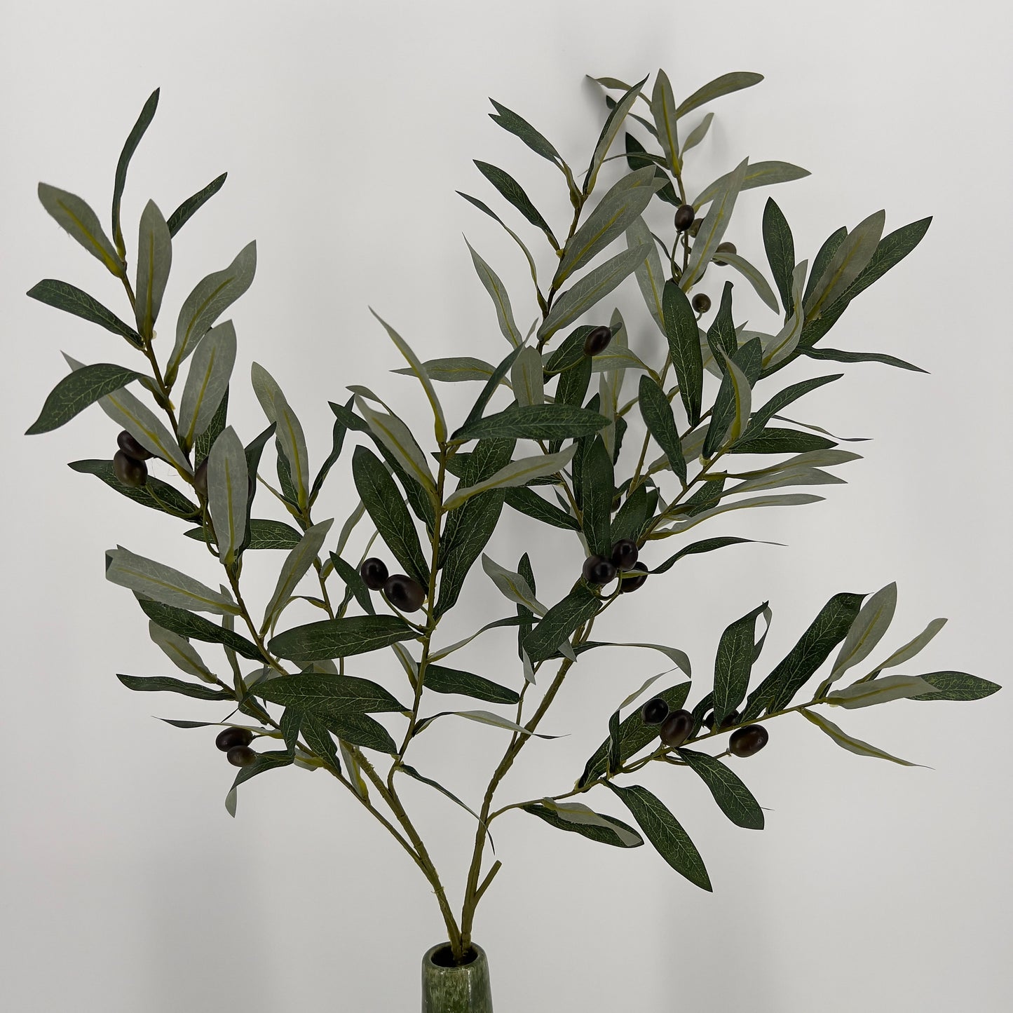 Prachtige olijf Kunsttak groen, 101cm