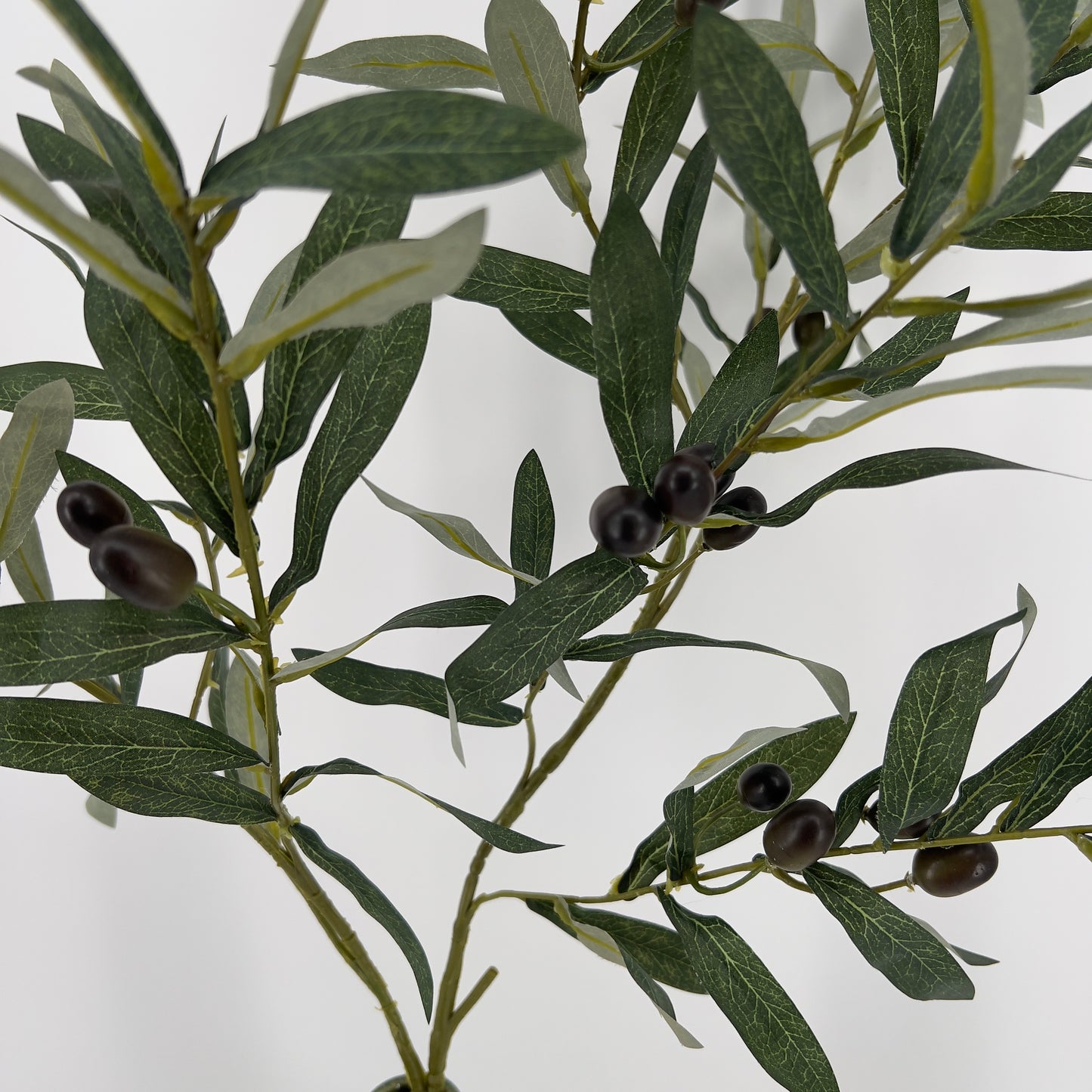 Prachtige olijf Kunsttak groen, 101cm