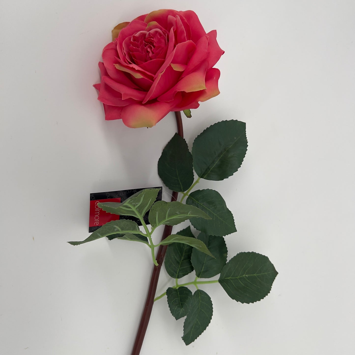 Kunstroos Flower rose pink van Colmore by Diga, 89cm
