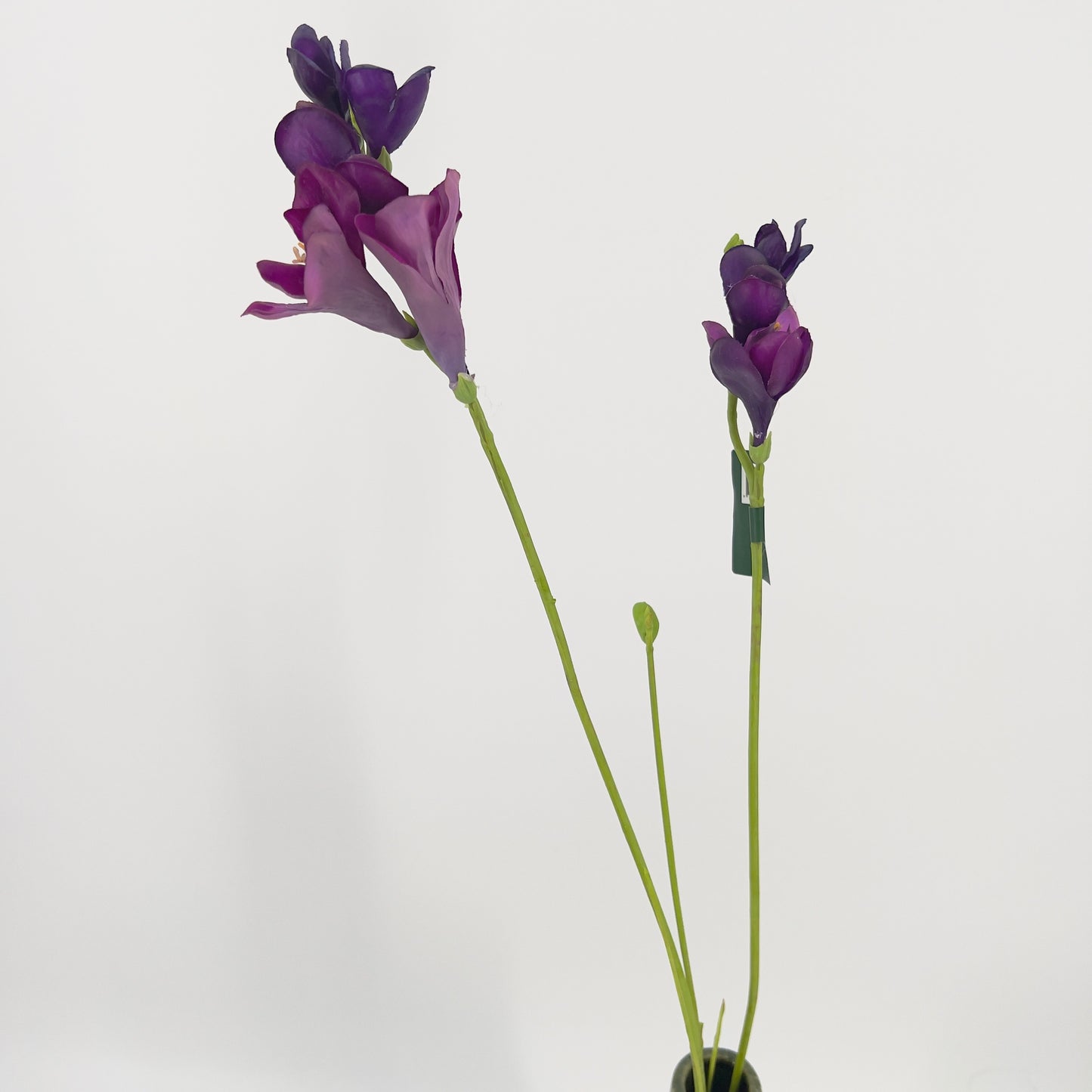 Silk-ka kunst Freesia's in mooie intense kleuren, 78cm
