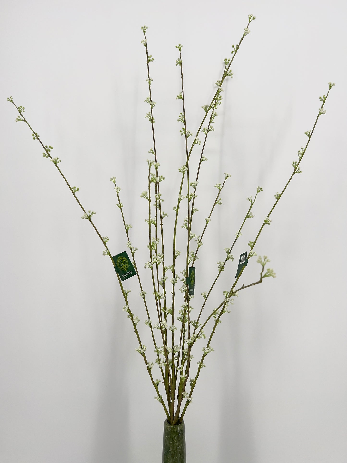 Silk-ka Spirea kunsttak in geel of witte uitvoering, 121cm