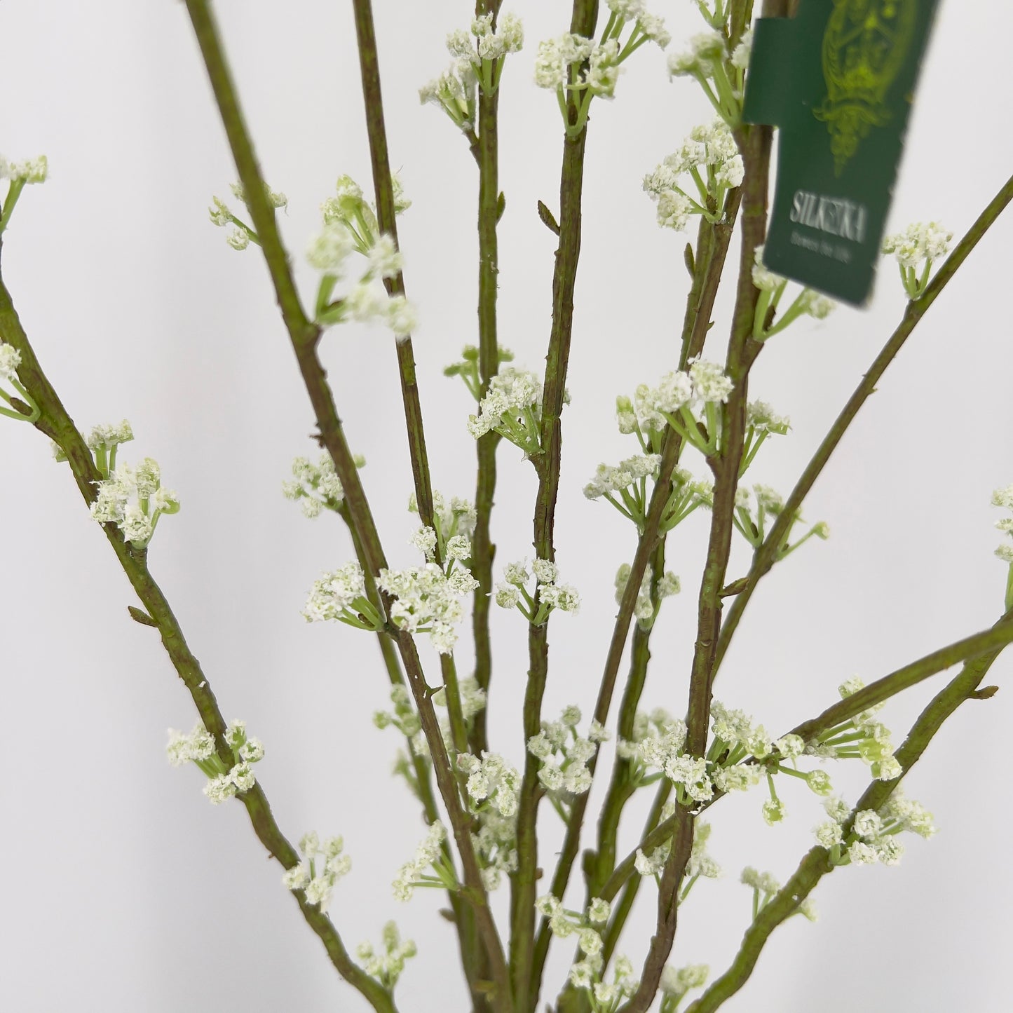 Silk-ka Spirea kunsttak in geel of witte uitvoering, 121cm