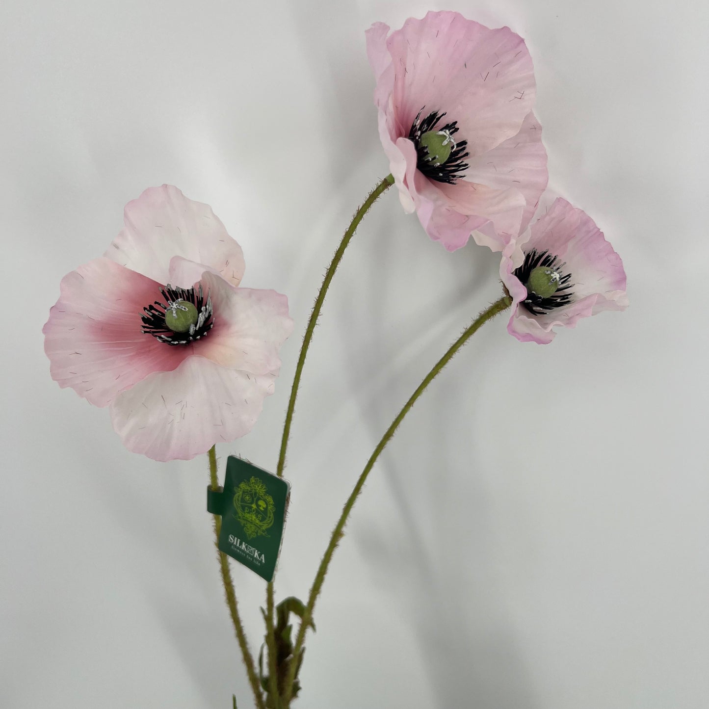 Silk-ka kunst Klaproos in vele kleuren, 81cm