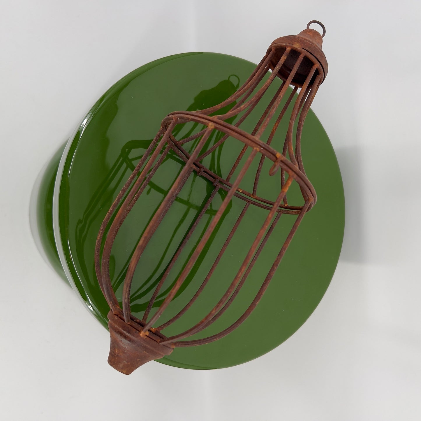 Metalen hanging decoratie ornament Rusty, 13 x 28cm