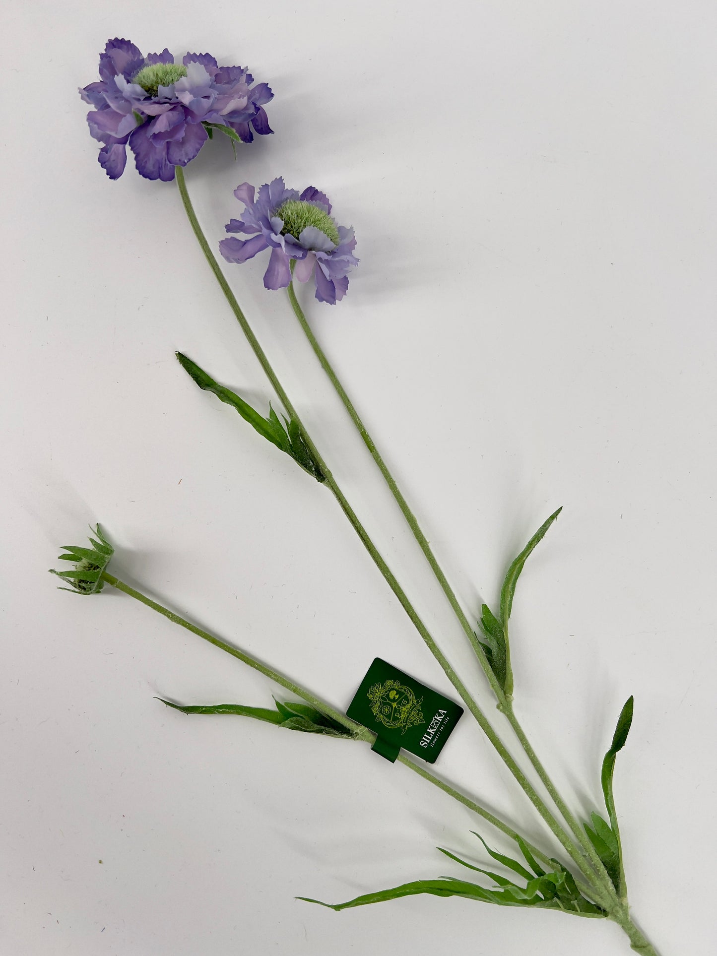 Silk-ka kunstbloem Scabiosa, 64cm