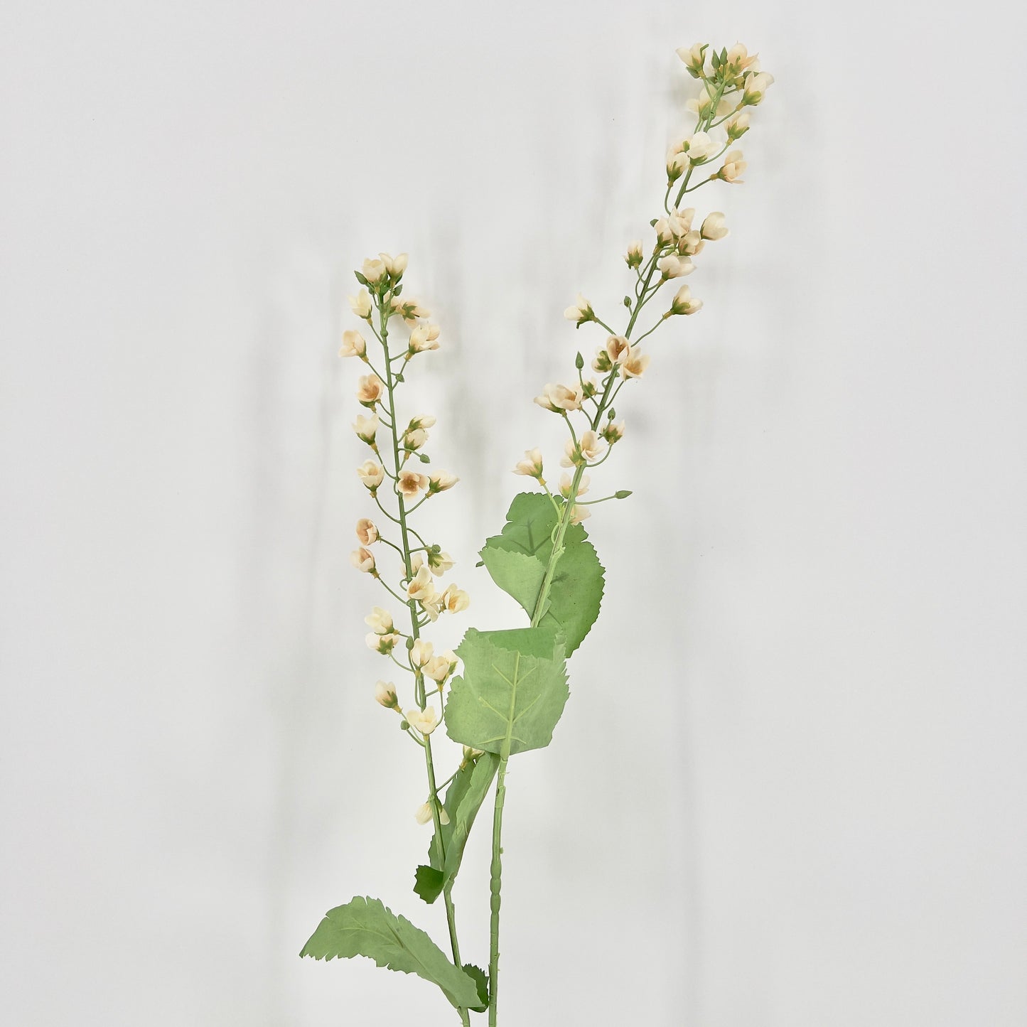 Kunst mini bloemen tak in Roze, geel en cyclaam, 108cm
