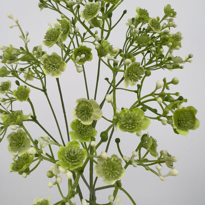 Gypsolhila kunsttak groen/creme of cerise, 70cm