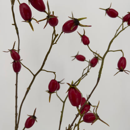 Silk-ka Rozenbottel tak in diep rood, 106cm