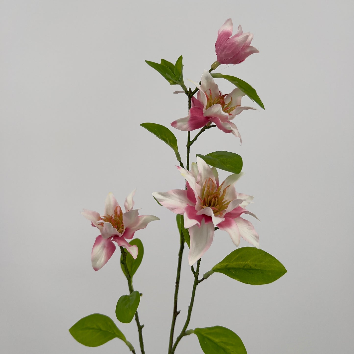 Juweel Clematis spray kunsttak in 3 kleuren, 75cm