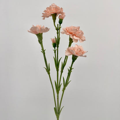 Kunstbloem Anjer in perzik of creme, 62cm