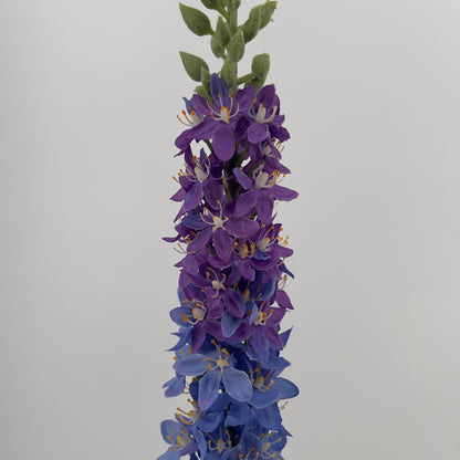 Lupinus kunsttak in blauw/paars en paars/lavendel, 109cm
