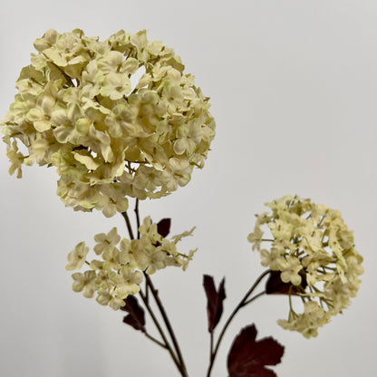 Silk-ka Sneeuwbal kunsttak in mauve en créme/groen, 69cm