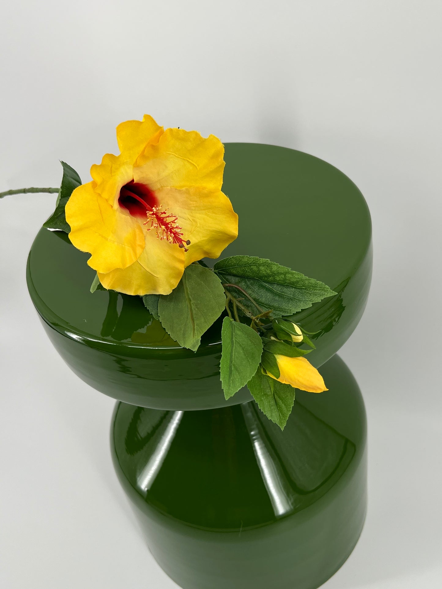 Hibiscus geel, 70cm