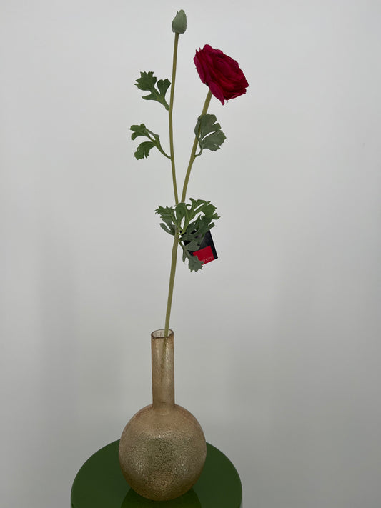 Flower Ranunculus dark pink, 68cm