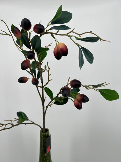 Branch olive green/red, 92cm