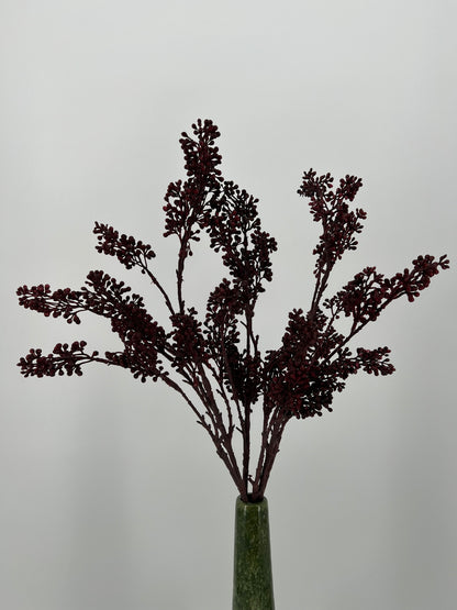 Calliparca kunsttak bordeauxrood, 67cm