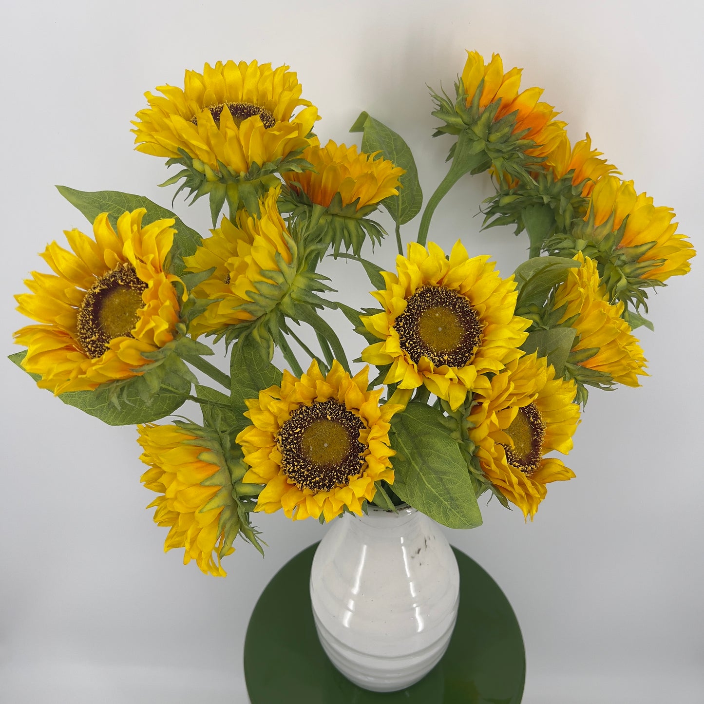 Geweldige kunst zonnebloemen van It's All About Art 12 stuks, 42cm