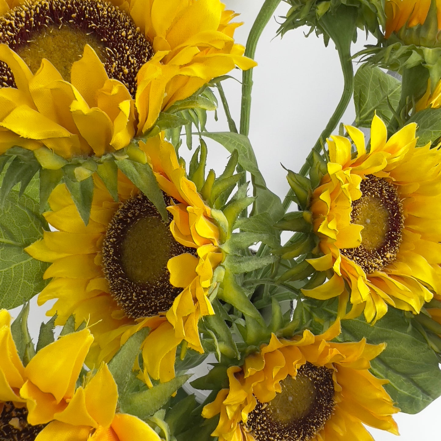 Geweldige kunst zonnebloemen van It's All About Art 12 stuks, 42cm