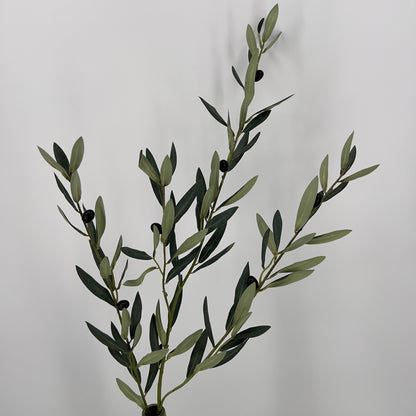 Olijf Kunsttak groen, 96cm