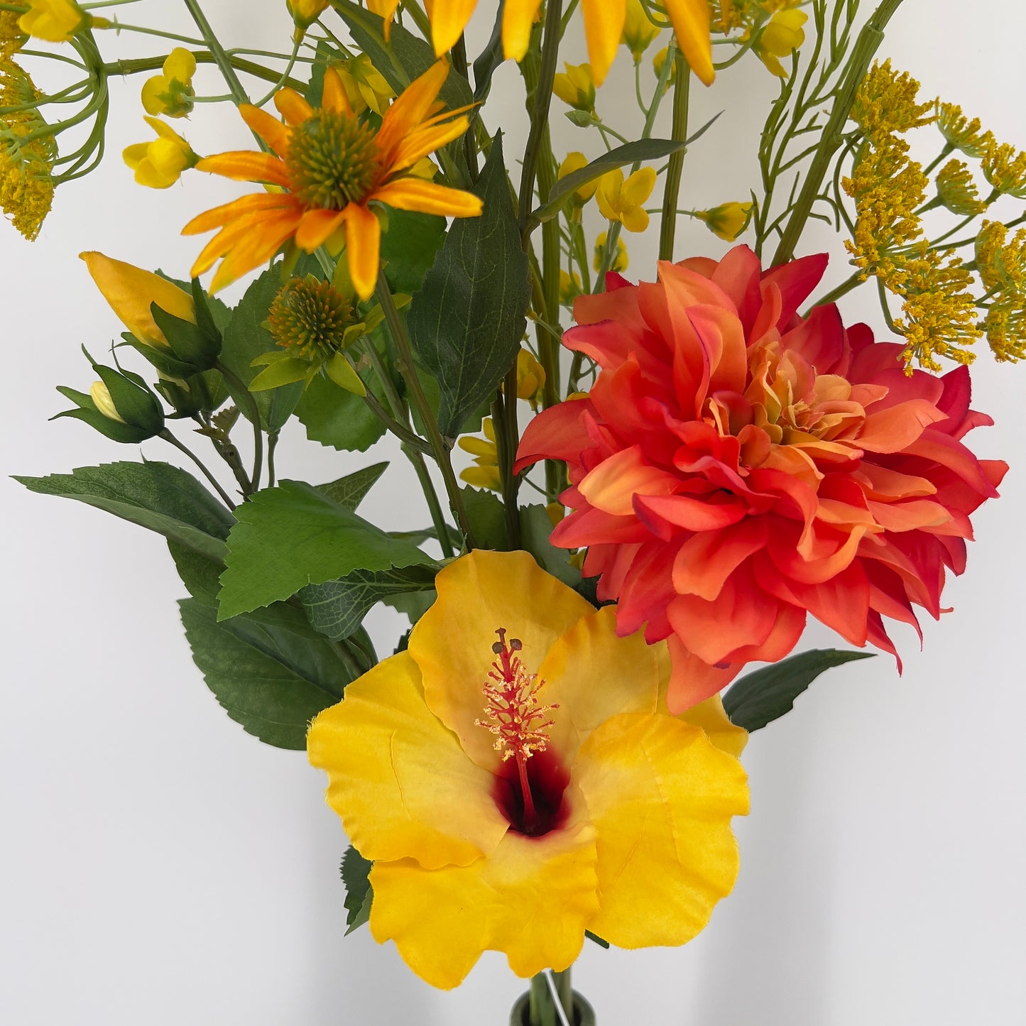 Hibiscus geel, 70cm