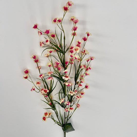 Silk-ka kunst tak wit/roze Bloesem, 75cm