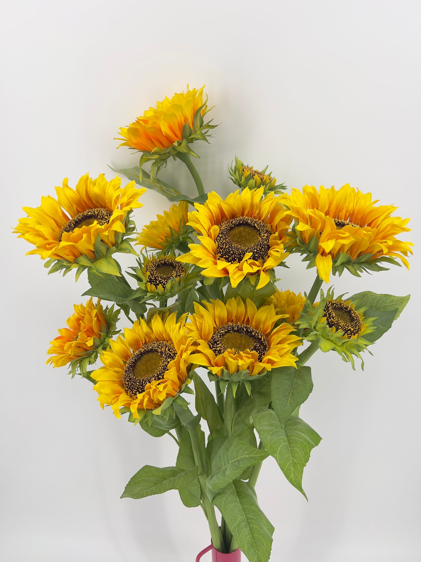 Enorme bos grote kunst zonnebloemen van It's All About Art de mooiste in zijn soort, 85cm