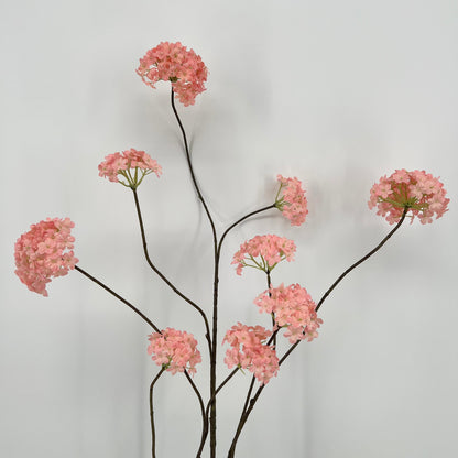 Snowball branch Salla pink, 126cm