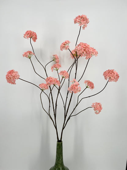Snowball branch Salla pink, 126cm