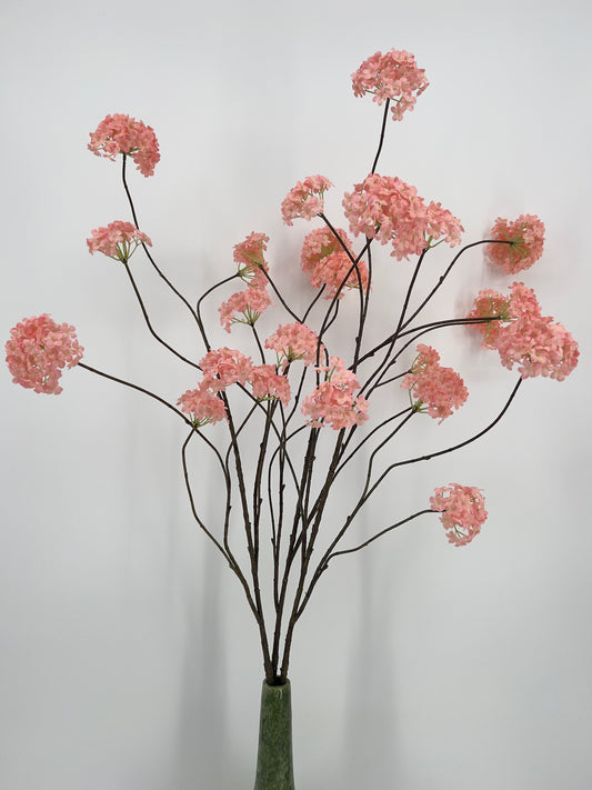 Snowball branch Salla pink, 126cm