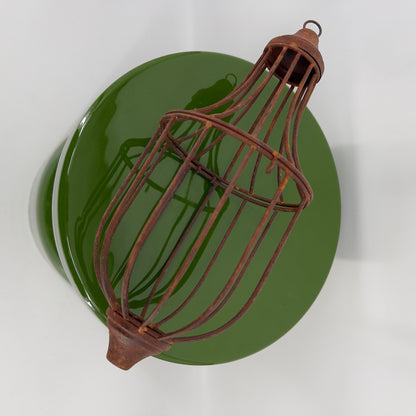 Metalen hanging decoratie ornament Rusty, 13 x 28cm