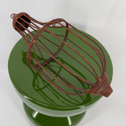 Metalen hanging decoratie ornament Rusty, 13 x 28cm